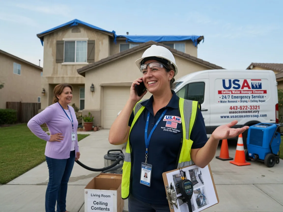 Ceiling Water Damage Restoration Adell, WI FAQs